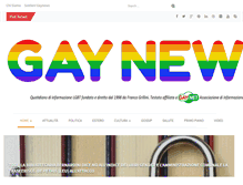 Tablet Screenshot of gaynews.it